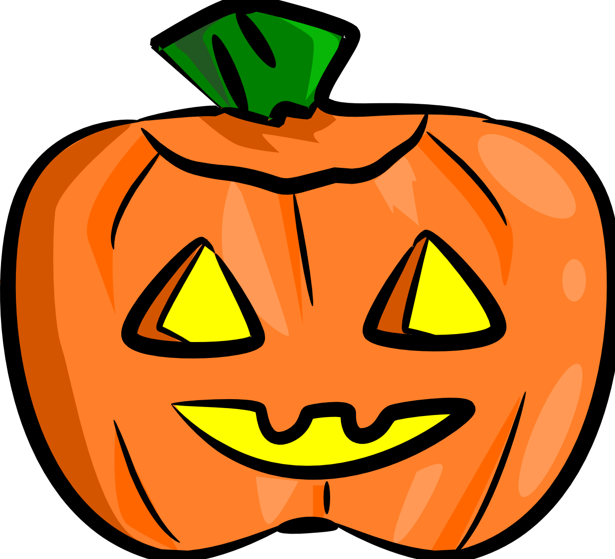 Halloween Lantern Png Pic (yellow, salmon, chocolate, white, black)