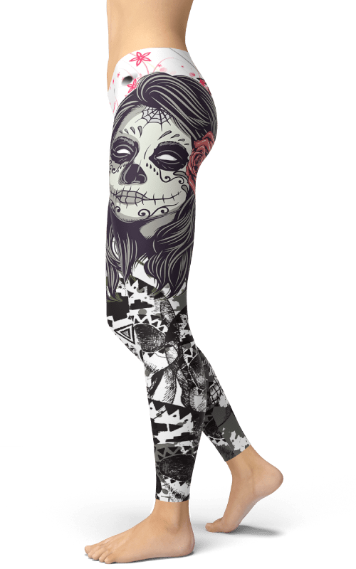 Halloween Leggings Png File (black, gray)