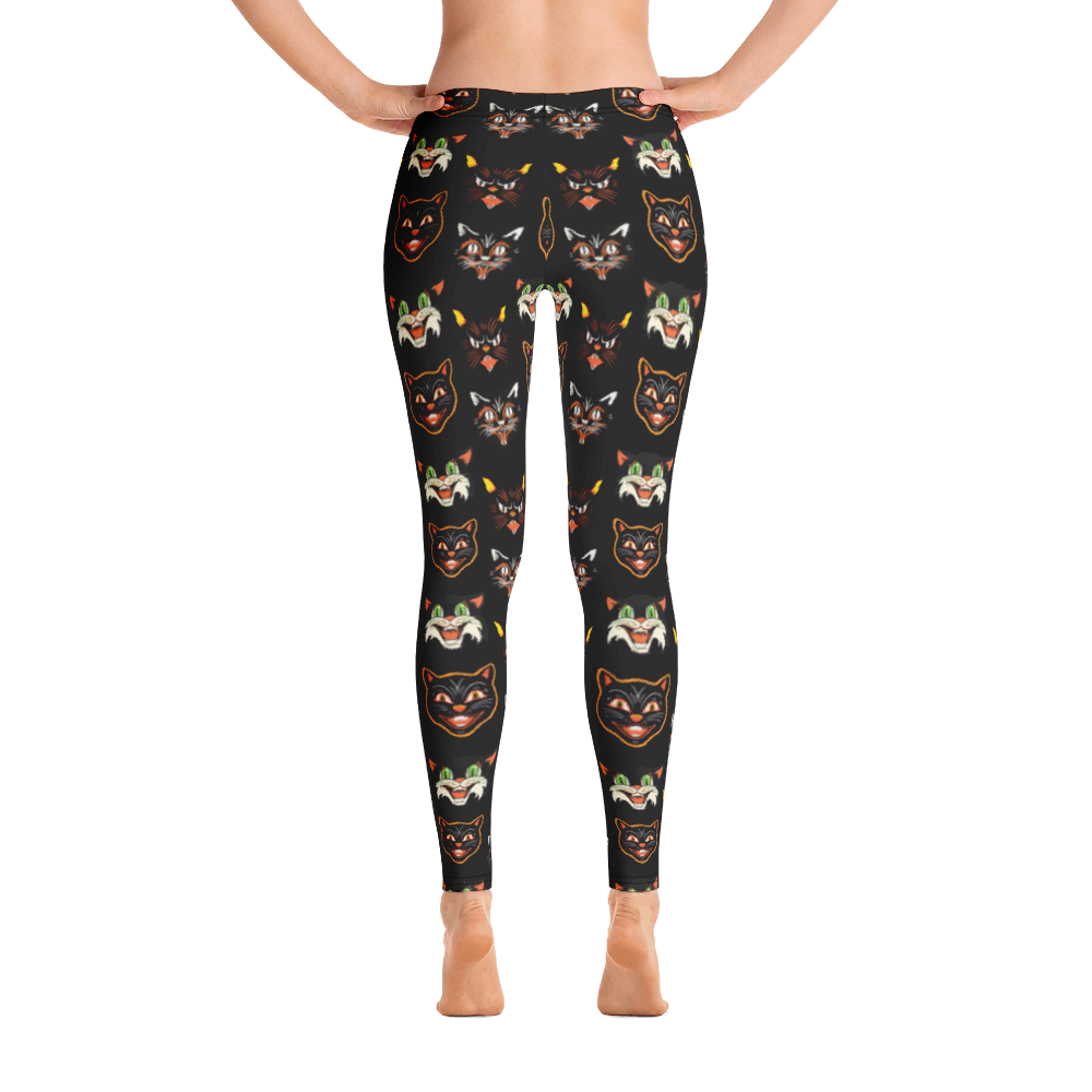 Halloween Leggings Transparent Png (black)