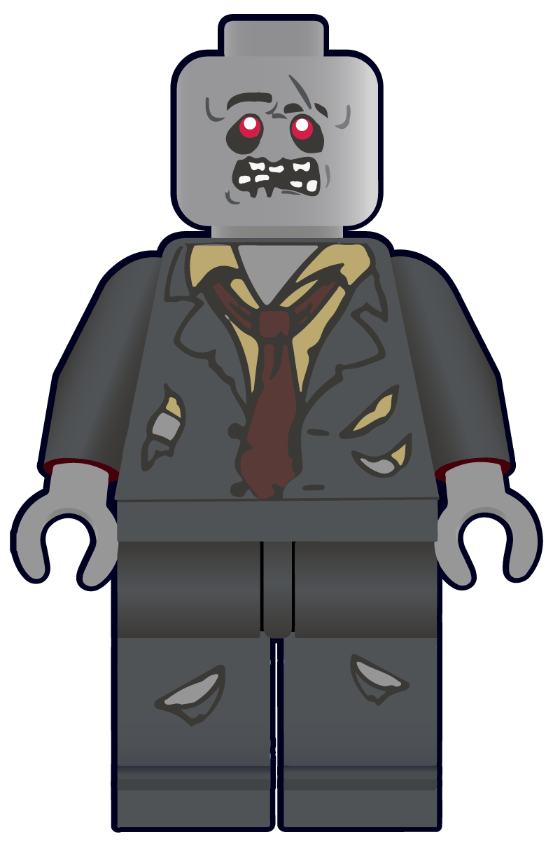 Halloween Lego Png Isolated Photo (indigo, black, gray)