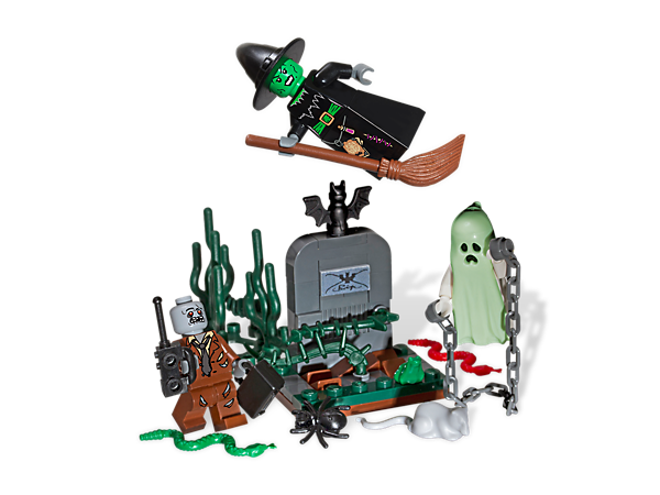 Halloween Lego Transparent Png (black, gray, white)