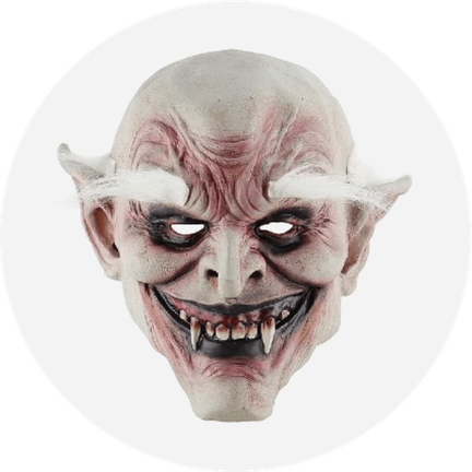 Halloween Mask Png Isolated Pic (black, white, lavender)