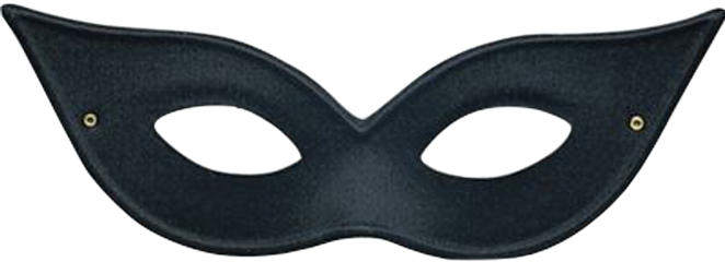 Halloween Mask Png Transparent (black)