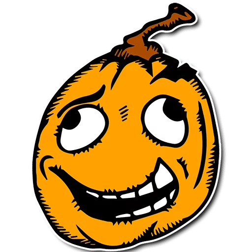 Halloween Memes Png Photo (black, orange, white)