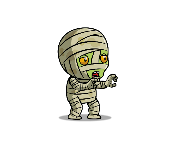 Halloween Mummy Png Hd (black, silver, gray)