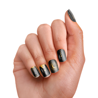 Halloween Nail Art Png Hd (black, silver, salmon)