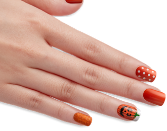 Halloween Nail Designs Png Hd (black, silver, pink)