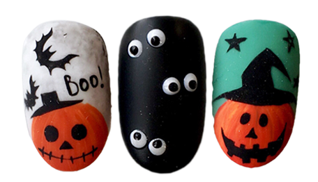 Halloween Nail Stickers Png Clipart (olive, white, gray, black, silver)