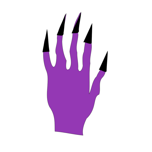 Halloween Nail Stickers Png Hd (black, purple)