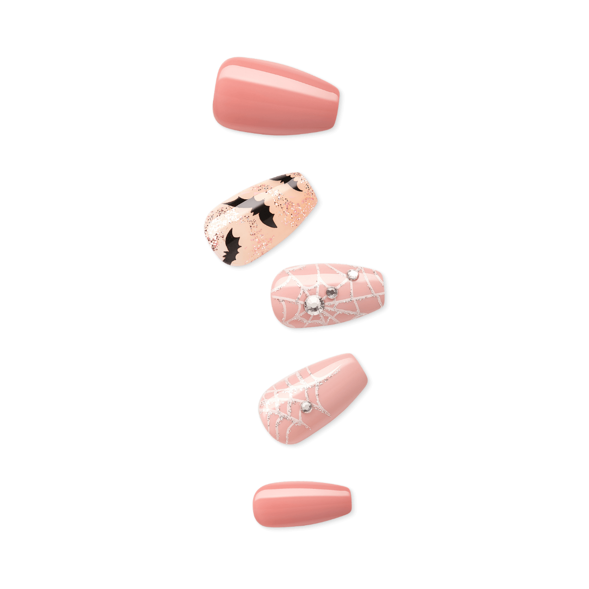 Halloween Nails 2022 Png (beige, black, salmon)