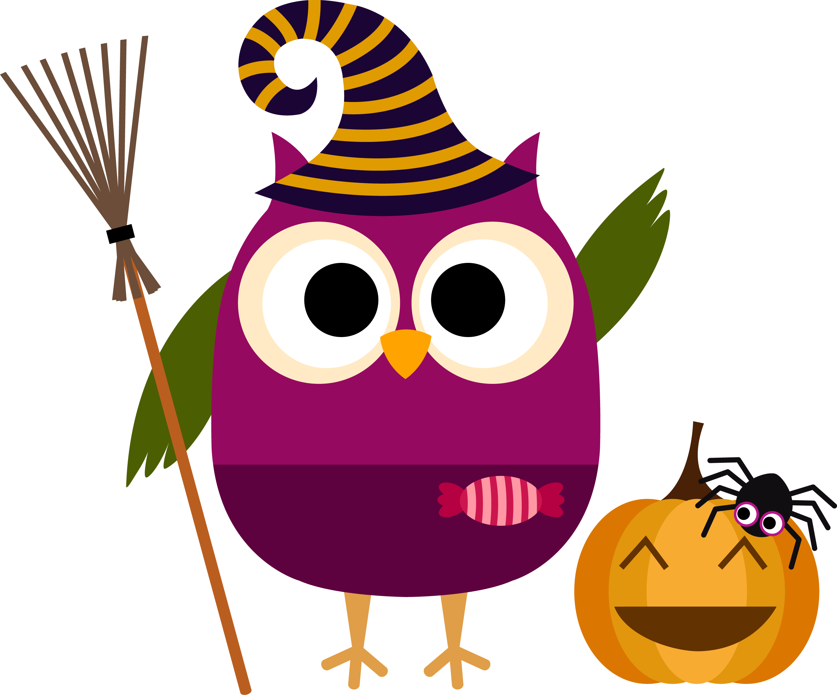 Halloween Ornaments Download Png Image (olive, white, indigo, purple, black)