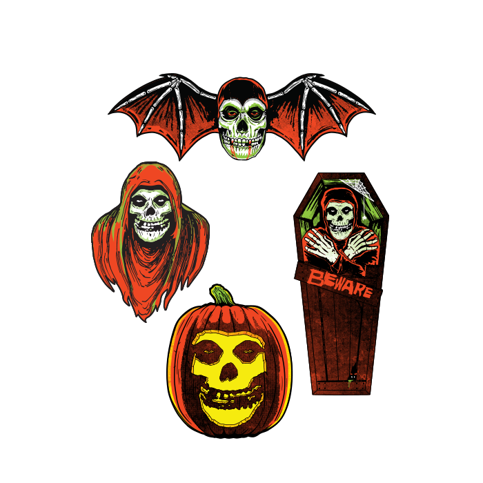 Halloween Ornaments Png Isolated Pic (black)