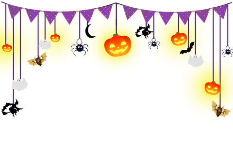 Halloween Party Decorations Png Clipart (black, yellow)