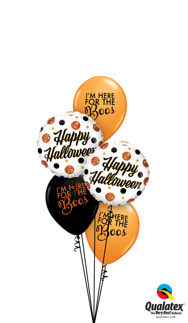 Halloween Party Decorations Png File (black, silver, lavender, white)