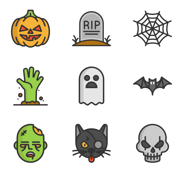 Halloween Pictures Png Isolated Hd (black, gray, silver, lavender)