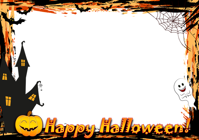 Halloween Pictures Transparent Png (black, white)