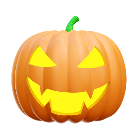 Halloween Pumpkin No Background (black, salmon, yellow)