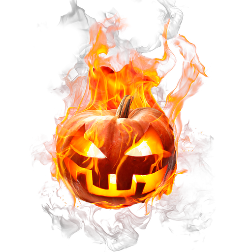 Halloween Pumpkin Png Isolated Hd (black)