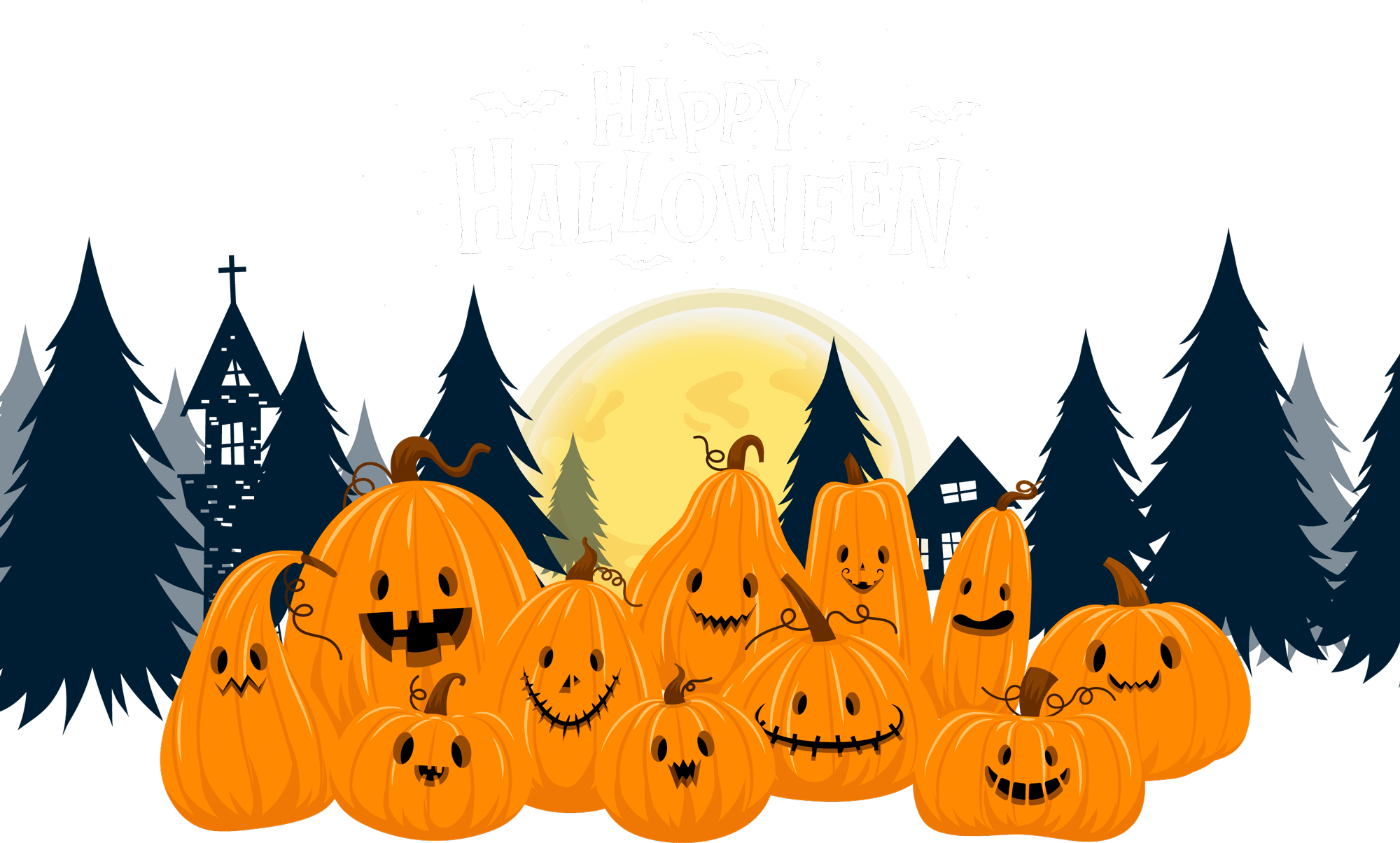 Halloween Pumpkin Png (black, orange, pink)