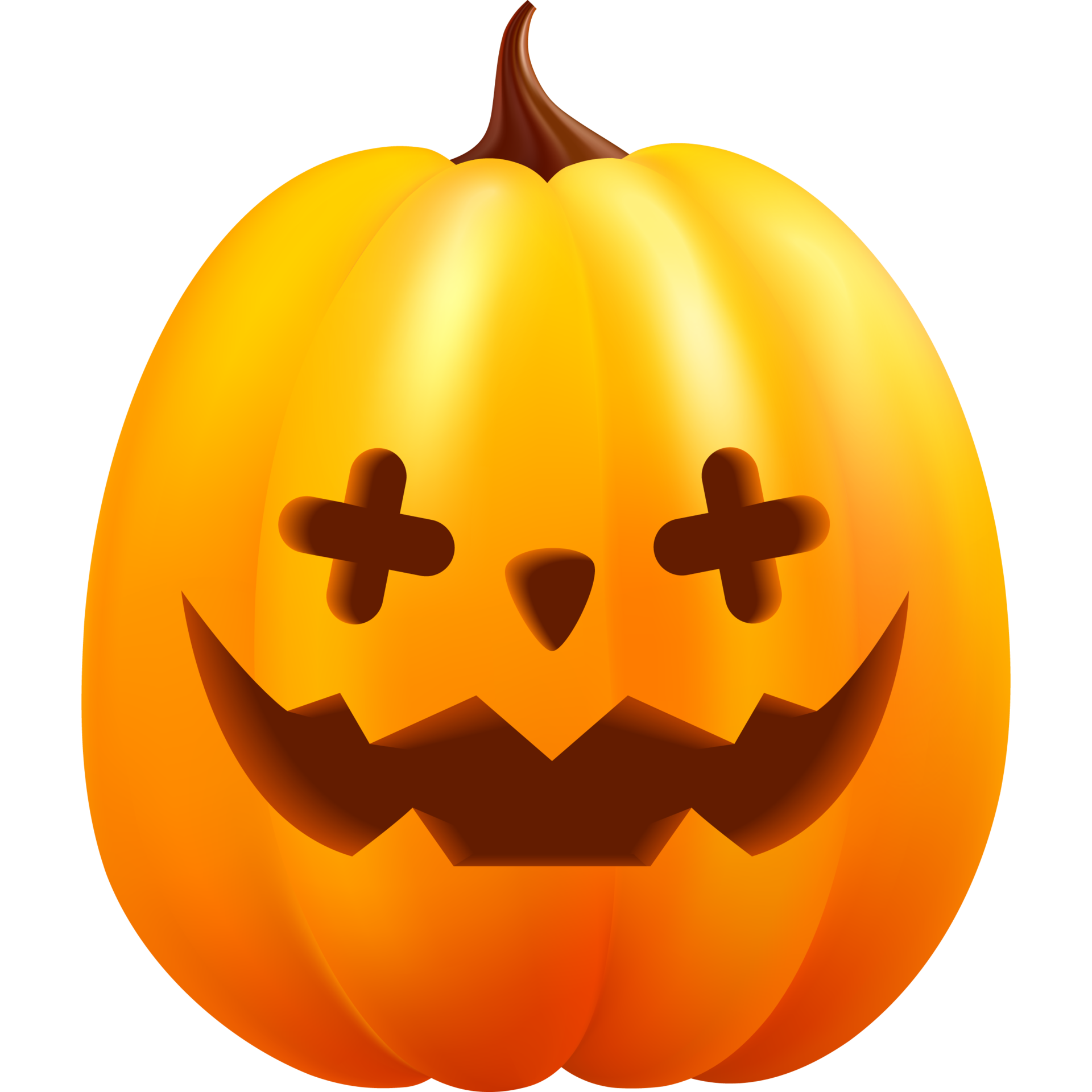 Halloween Pumpkin Transparent (black, maroon, orange)