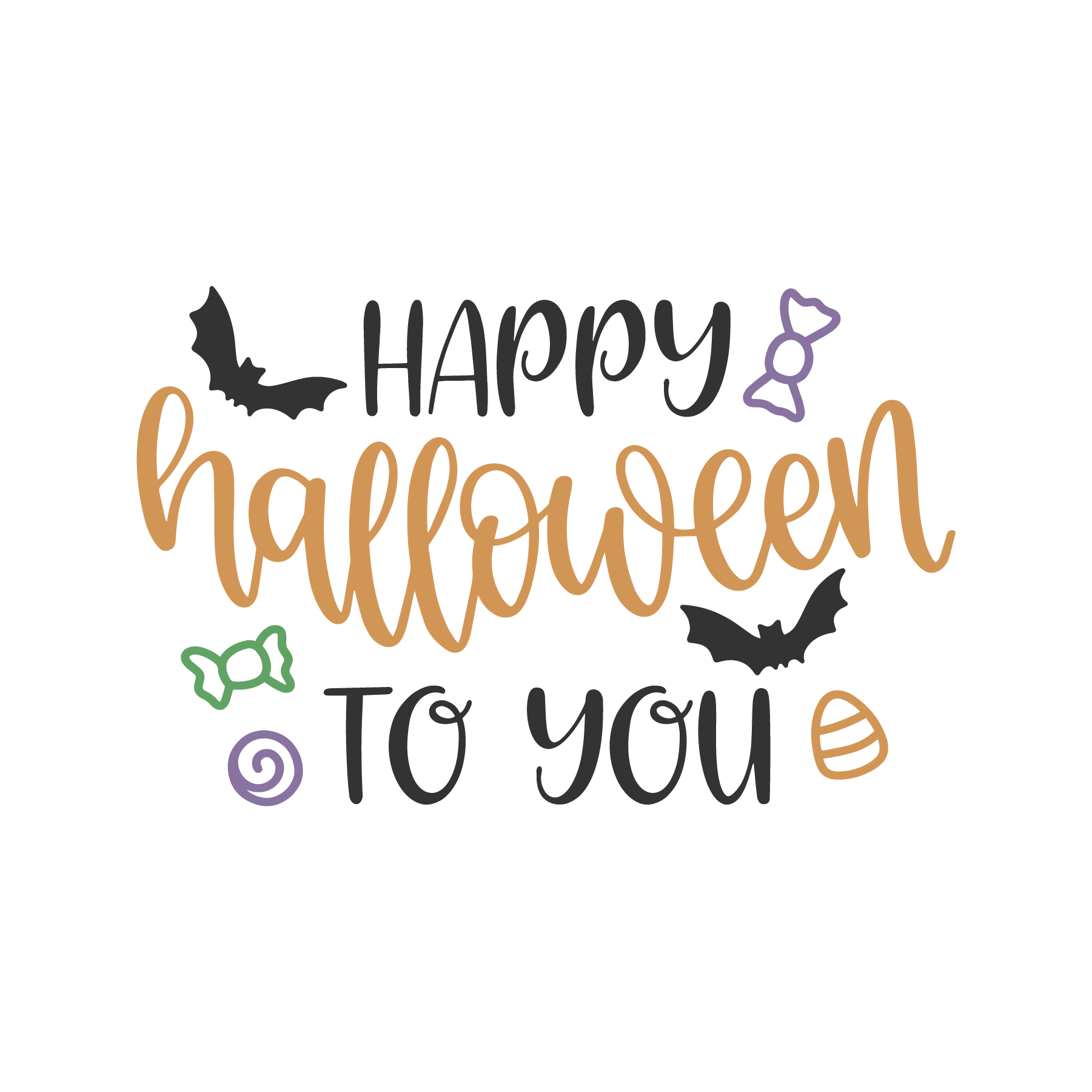 Halloween Quotes Png Image (black, gray, salmon, white)