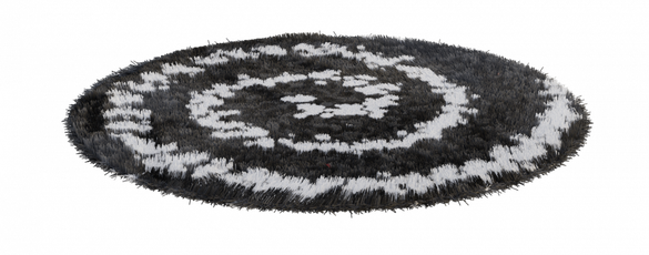 Halloween Rug Png Picture (indigo, black, silver)