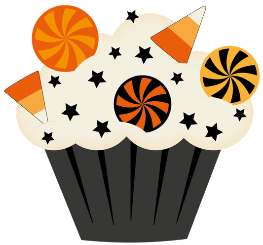 Halloween Treats Png Clipart (orange, beige, chocolate, indigo, black)