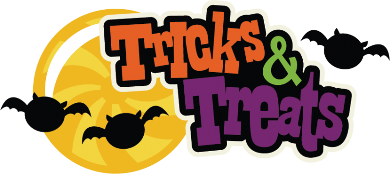 Halloween Trick Or Treat Download Png Image (purple, orange, gold, black, white)