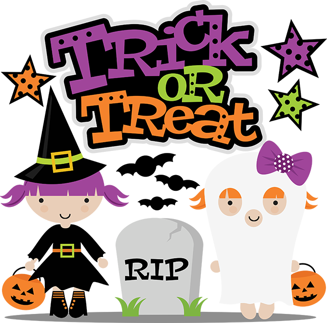 Halloween Trick Or Treat Png Hd (lavender, silver, black, gray, white)