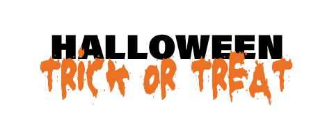 Halloween Trick Or Treat Png Transparent Image (black, gray, chocolate)