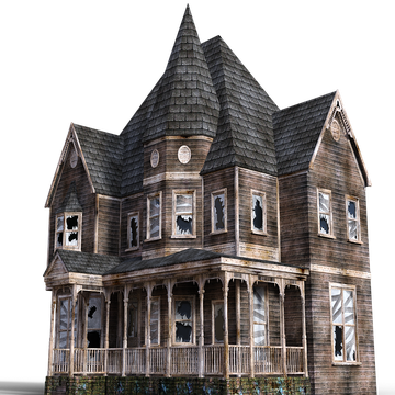 Halloween Village Houses Png Photos (indigo, black, gray)