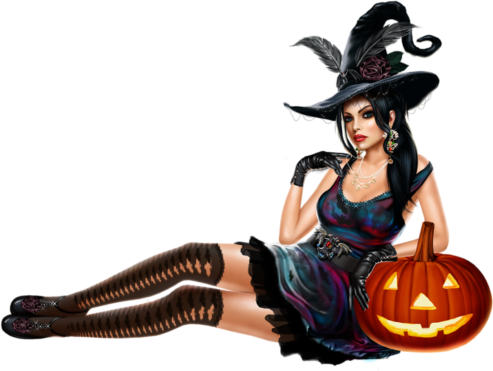 Halloween Witch Png Picture (black)