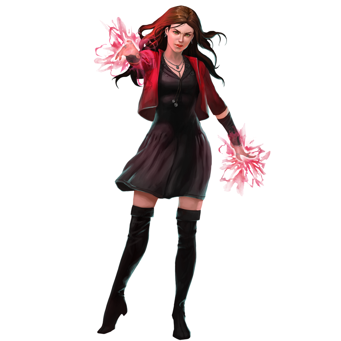 Halloween Witch Transparent (black)