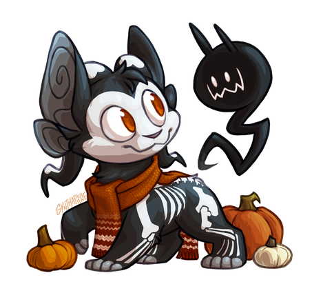 Halloween Xweetok Png Clipart (black, white)