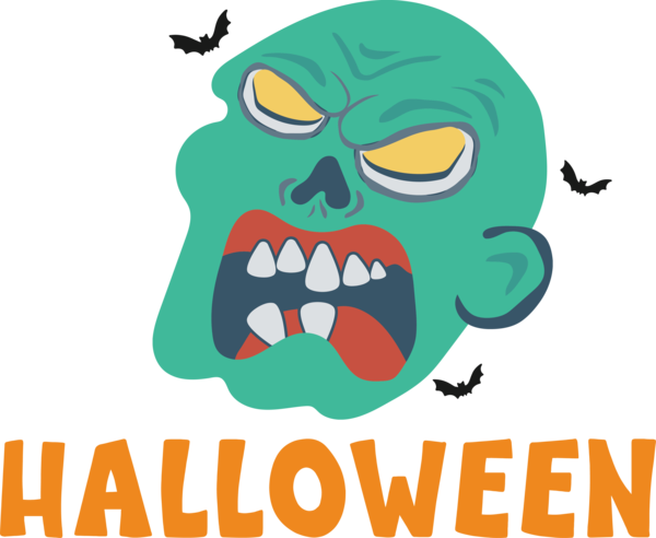 Halloween Zombie Png Photo (orange, teal, chocolate, gray, black)