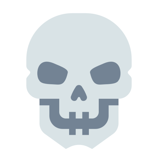 Halloween Horror Skeleton Skull Free Png Icon Download Path (gray, lavender, black)