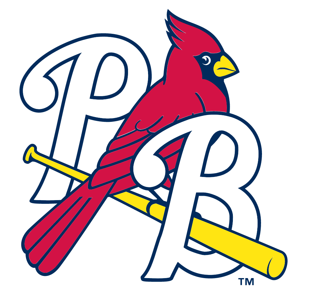 Palm Beach Cardinals Png (red, white, yellow, gold)