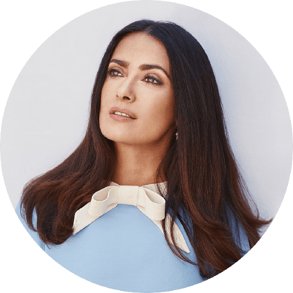 Salma Hayek Png (silver, lavender, gray)