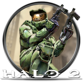 Halo 2 Logo Png Picture (black, white)