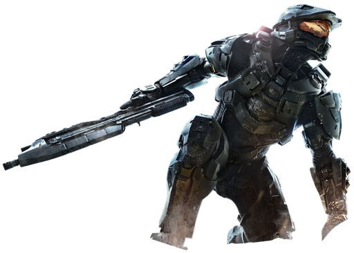 Halo Master Chief Png Image (black)