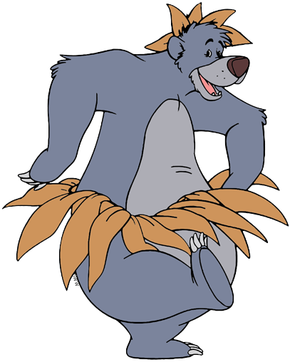 Baloo Png Free Download (white, salmon, silver, gray)