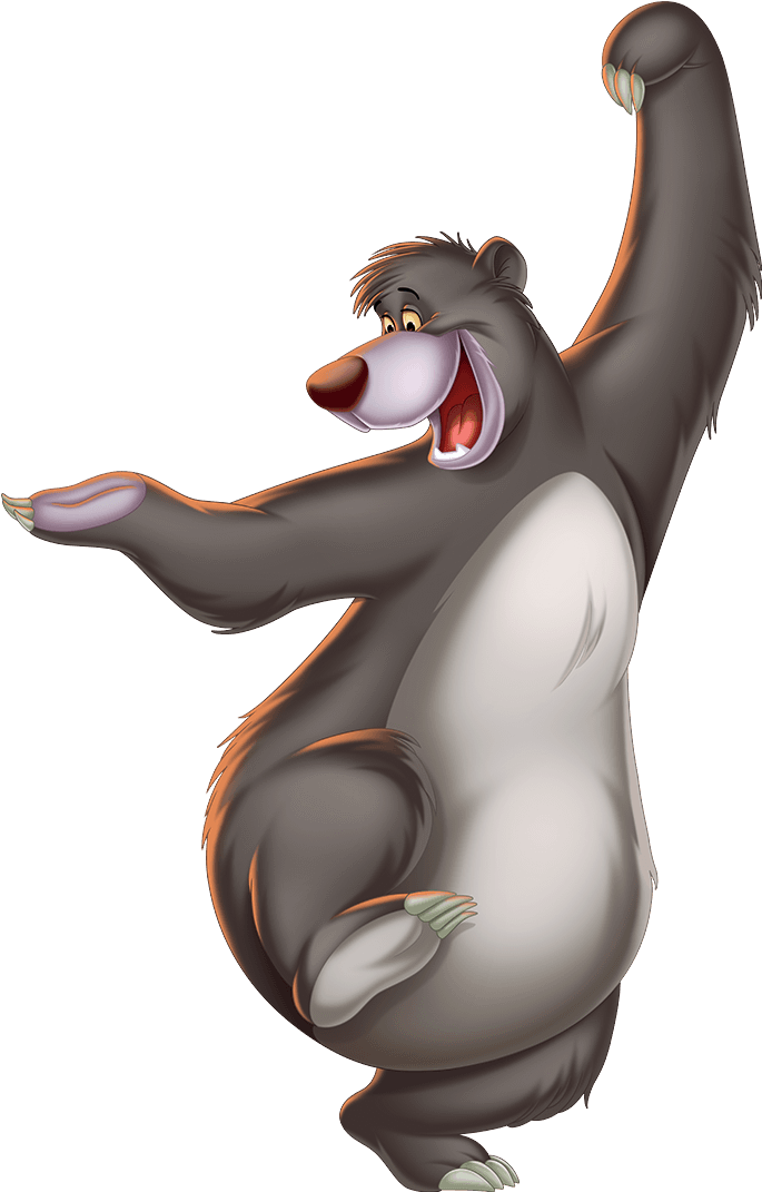 Baloo Png Hd Image (indigo, black, gray)