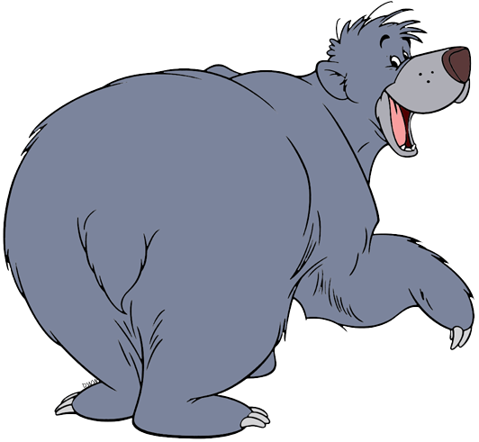 Baloo Png Hd (white, silver, gray)