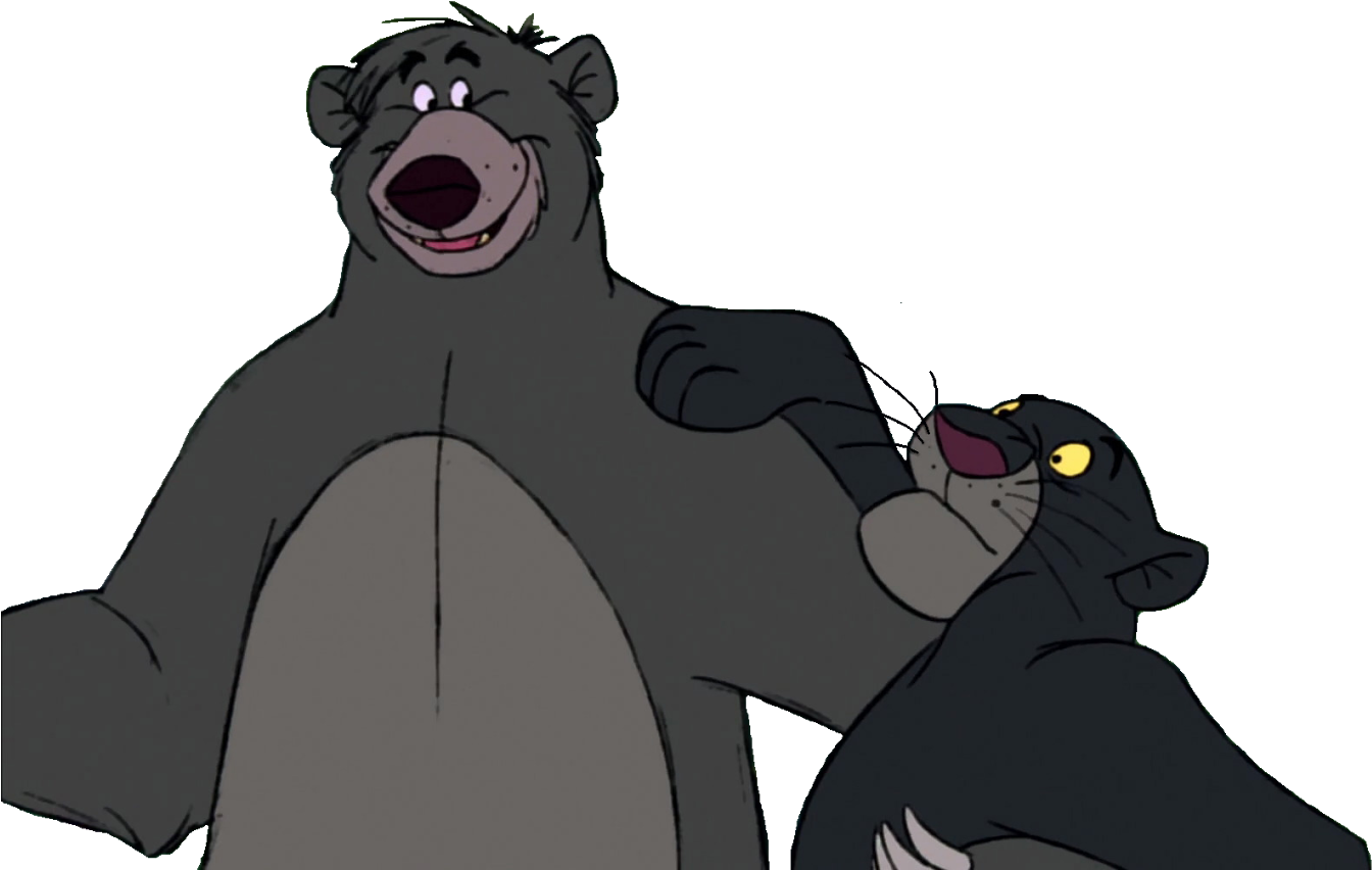 Baloo Png Image Hd (indigo, black, gray)