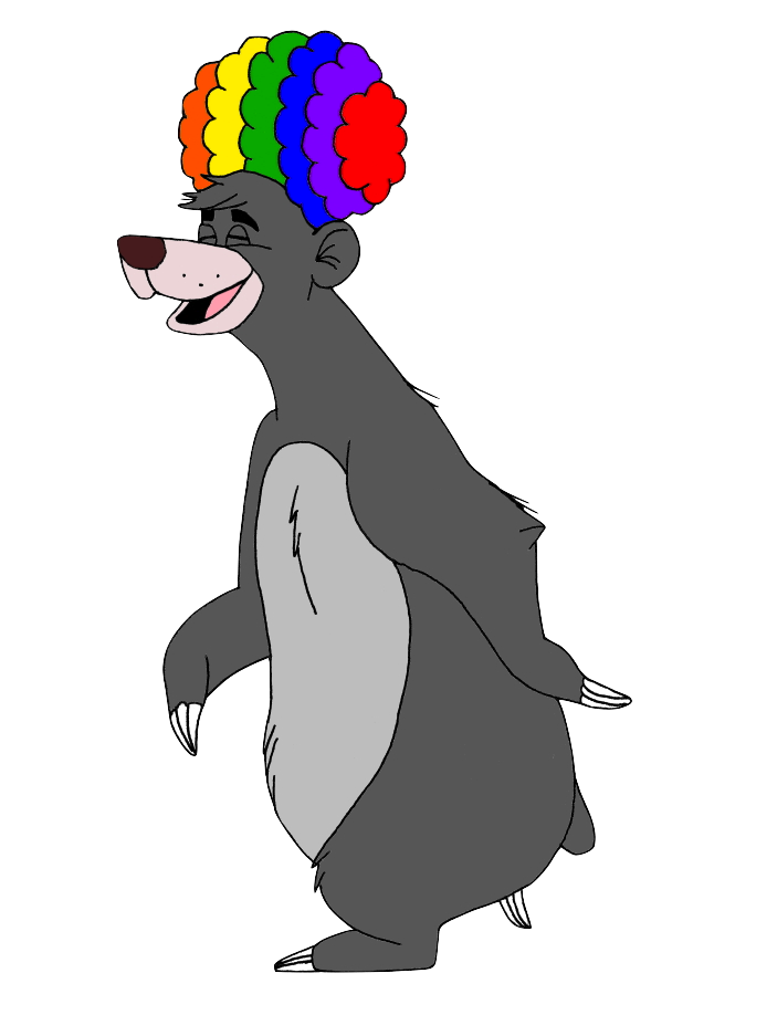 Baloo Png Pic (silver, gray, white)