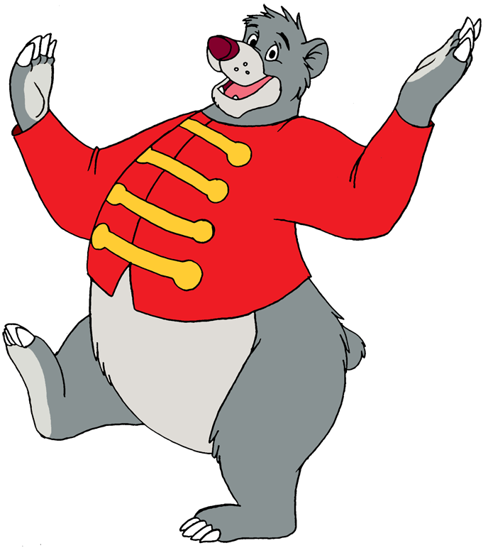 Baloo Png Transparent (red, beige, black, gray, white)