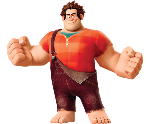 Ralph Breaks The Internet Png File (pink, black, maroon)