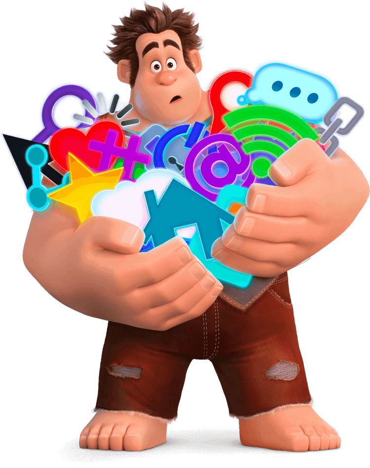 Ralph Breaks The Internet Png Hd (teal, mint, black, white)