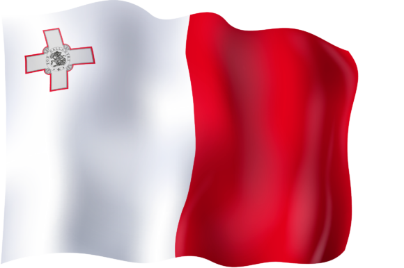 Malta Flag Transparent Png (red, white)