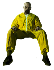 Walter White Png File (black)